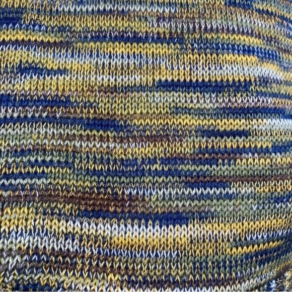 New Directions Boho Open Knit Crochet Waterfall Vest Duster Piratecore Indie L - Picture 15 of 16